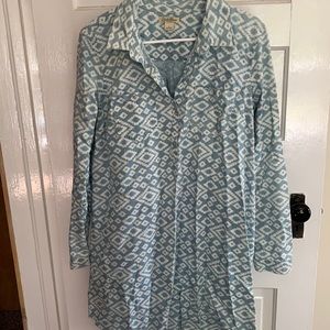 Chambray tunic dress